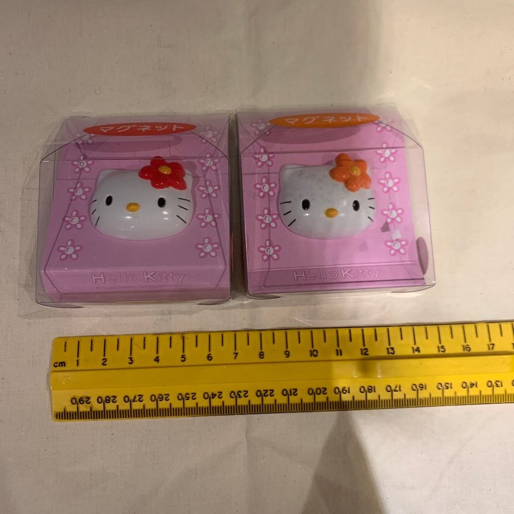 Lot of 2 Hello Kitty Magnets Japan